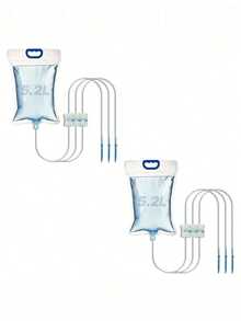 5.2L Large Capacity Plant Watering Device, 1 Water Bag, With 3 Drippers, Can Water 3 Plants Simultaneously, Adjustable Water Flow Valve Suitable For Different Plant Watering Needs, S-Shaped Hook, Excellent Outdoor Garden Irrigation - multicolor - View 16