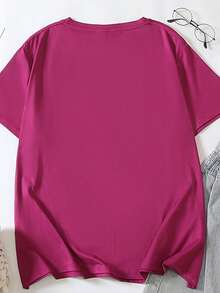 EMERY ROSE 4 piezas Camisetas de talla grande - Multicolor - Ver 5
