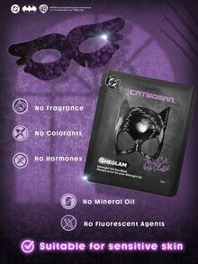 CATWOMAN™ | SHEGLAM Midnight Veil Eye Mask Brand Beauty Cosmetic Makeup For Women And Girls - Black - View 4