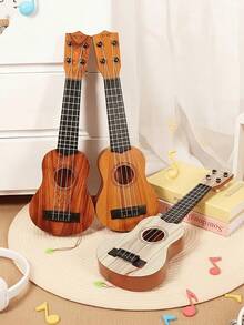 17 Inch Playable Ukulele Lightweight Portable With Pick Suitable For Beginners And Music Lovers - Multicolor - View 7