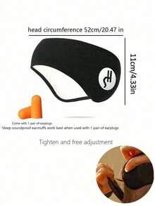 1set Sleep Soundproof Ear Muffs, Adjustable Hook And Loop Eye Mask, With Earplugs For NoiseBlocking Without Pressing Ears, Suitable For Sleeping, Napping, And Night Use ThroughoutThe Year.For Bedroom,Travel, Office, School/Easter/Bedroom Accessories - multicolor - View 15