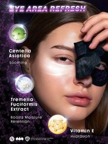 CATWOMAN™ | SHEGLAM Midnight Veil Eye Mask Brand Beauty Cosmetic Makeup For Women And Girls - Black - View 3