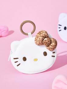 HELLO KITTY AND FRIENDS | SHEIN 1個可愛卡通零錢包，立體造型，可收納硬幣、卡片、鑰匙等小物，可掛在包包上 - 白色 - 查看 2