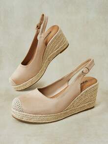 Styleloop Zapatos de cuña & plataforma para mujer - Albaricoque - Ver 2