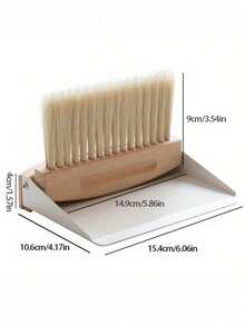 1PC Portable Mini Dustpan And Broom Set Multifunctional Handle Cleaning Brush Kit Desktop Keyboard Crevice Cleaner Seamless Cleaning Easy To Use Compact Home Office Car Daily Cleaning Supplies Gift Housewarming - multicolor - View 2