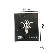 Viking Rune Wooden Carving Set, Runic Symbol Engraved Wood Pieces For Healing Alchemy Meditation, Wooden Altar Rune Letters Kit - Black - View 11