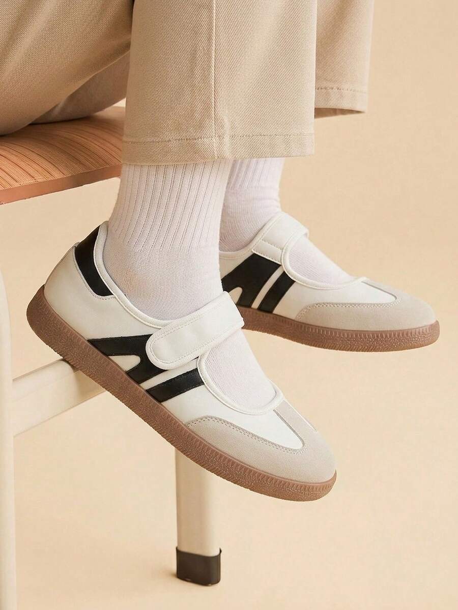 CUCCOO EASI Women's Casual Versatile Simple Commuter Shoes For Christmas - Beige 2 - View 1