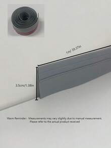 1PC Durable Door Bottom Seal Strip - Self-Adhesive Thicker Rubber Dust-Proof Seal, Soundproof, Easy To Install, , Suitable For Bathroom And Room Doors, Soundproof Strip | Smooth Door Seal - multicolor - View 8