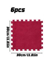 2/6/10/20/50pcs Spliced Floor Mats, Modern Minimalist Interlocking Foam Mats, Non-Slip And Easy-To-Clean Interlocking Carpets, Stain-Resistant Spliced Floor Mats, Suitable For Home Floor Decoration In Living Rooms - multicolor - View 9