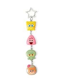 SpongeBob SquarePants | SHEIN Cute Keychain - Multicolor - View 4