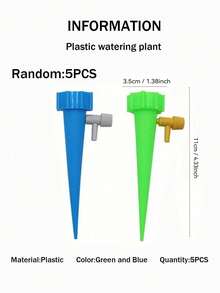 1/6/10pcs Auto Watering Device With Adjustable Slow-Release Control Valve Switch, Suitable For Home & Boat Gardening, Plant Sprayer, Gardening Supplies (Accessory Colors Random) - Multicolor - View 18
