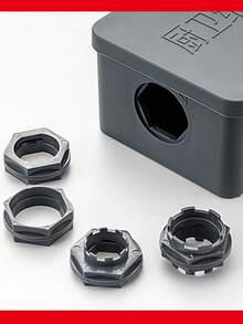 1PC Complete Kitchen Bathroom Plumbing Repair Kit, Assorted O-Rings Rubber Washers Hex Nuts Faucet Aerators Spanner Screwdriver Hardware Replacement Parts Set With Organizer Storage Box - View 12