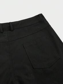 SWAVVY Pantalones cortos para hombre - Negro - Ver 7
