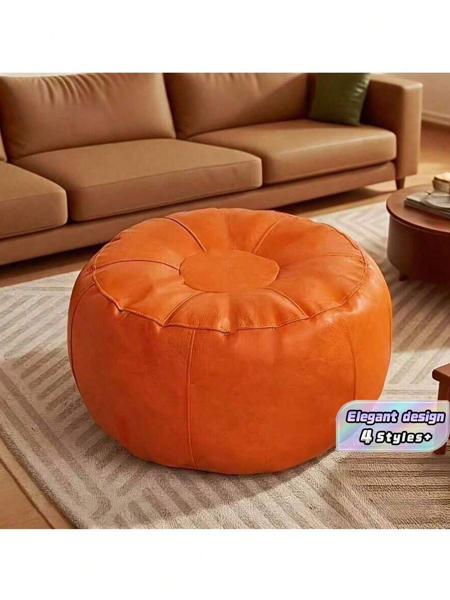 Round Pillowcase Cover - Foldable, Suitable For Storage, Includes Old Clothes And Comfortable Pillow, Pillowcase Only Without Filling - Multicolor - View 1