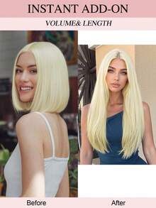 Clip In Hair Extensions Real Human Hair, Remy Human Hair Extensions Clip Ins For Women, Natural Human Hair, 70-120g 7Pcs - S60 - View 8