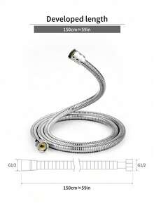 1PC High Pressure 5-Mode Handheld Shower Head With Stainless Steel Hose & Adjustable Bracket, Bathroom Accessory For Home Fall Decor - multicolor - View 7