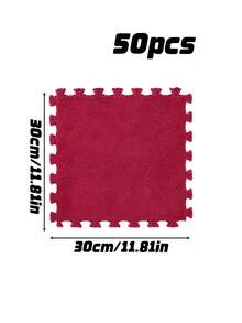 2/6/10/20/50pcs Spliced Floor Mats, Modern Minimalist Interlocking Foam Mats, Non-Slip And Easy-To-Clean Interlocking Carpets, Stain-Resistant Spliced Floor Mats, Suitable For Home Floor Decoration In Living Rooms - multicolor - View 12