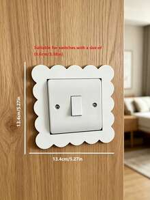 2pcs Pink Purple Wooden Switch Decorative Frames Dust-Proof Switch Protective Cover Easy Installation Wall Decor For Living Room Bedroom Kitchen Ideal For Birthday Wedding Housewarming Gift - protective cover - View 8