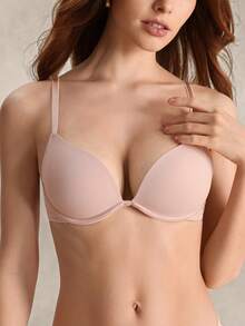 EverLounge Women's Solid Color Underwired Bra Lingerie - Pink - View 4