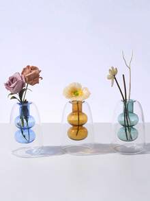 1Pc Aromatherapy Diffuser Bottle Transaprent Glass Essential Oil Bottles Home Storage Containers Bottle - Multicolor - View 10