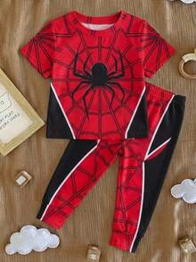 Conjunto de ropa de casa para bebé niño, corte slim, adecuado para el verano - Multicolor - Ver 4
