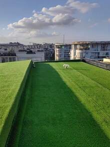 3 PCS Realistic NoTools EasyInstall Waterproof LowMaintenance PetFriendly Artificial Grass Turf Mat Fake Lawn Carpet Outdoor Indoor Wedding Garden Patio Party Home Commercial Decor Green Rug - High-quality Outdoor Artificial Turf - View 5