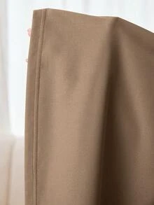 Al Najma Plus Size Women's Hooded Arabian Dress - Khaki - View 8