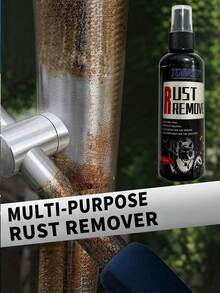 100ml Rust Remover Spray For Cars And Metal Surfaces, Multi-Purpose Metal Cleaner For Wheels, Tools And Furniture, Helps Improve Surface Appearance And Remove Rust Residue - A - View 4