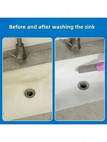 3/2/1 Piece Bathroom Cleaning Stone With Handle, Heavy Duty Stain Removal For Toilet, Grill, And Tile, Pink And Yellow/Purple - Multicolor - View 4