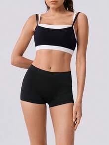 Loungeista 5pcs Solid Elastic Waist Boyshorts - Multicolor - View 4