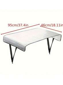 1pc Solid Double Layer AC Cover Outdoor Unit Protector Weather Resistant Anti Aging For Home Exterior Wall Patio Daily Use Functional Convenient Practical Household Supplies Must Have - Single Size - View 4