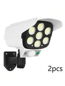 1PC Outdoor Solar Sensor Light, With Remote Control; Wireless Fake Surveillance Camera, Suitable For Hotel Porch, Garden, Patio, Driveway And Other Locations - Simulation camera light - View 13