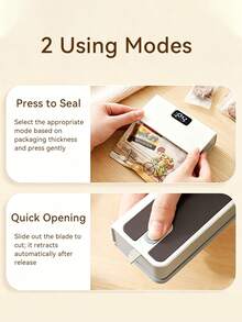 Teckwe Small Sealing Machine,1300mAh - multicolor - View 3