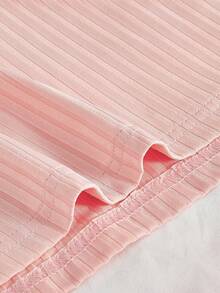 Slumberry CURVE Plus Size Women Sweet Lace Camisole Nightwear Top 2pcs/Set Light Pink White Summer Night - Multicolor - View 5