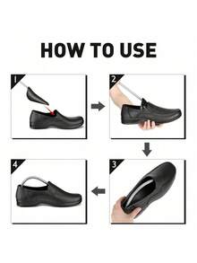 2件裝鞋撐撐架 鞋撐撐鞋器 防變形防皺鋁製運動鞋配件 鞋護理工具 開學季 - 黑色 - 查看 8
