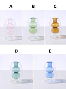 1Pc Aromatherapy Diffuser Bottle Transaprent Glass Essential Oil Bottles Home Storage Containers Bottle - Multicolor - View 5