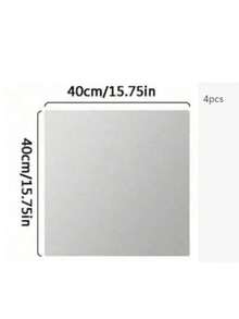 Mirror Wall Stickers, Full Length Mirror For Home, Bedroom, Self-Adhesive Soft Mirror, Acrylic Material, Unbreakable, Best Gift For Birthday, Graduation, Back To School, Room Decor, Study Supplies - multicolor - View 14