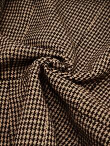 Trelyra Round Neck Solid Color Metal Button Decor Hem Patchwork Commuter Blazer - Multicolor - View 6