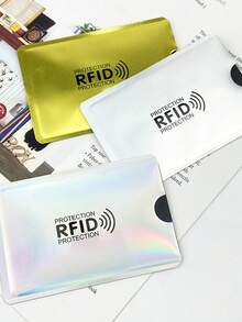 全息 RFID 防盜刷卡套，防消磁鋁箔卡夾，身分證與銀行卡防盜刷保護套 - 查看 6
