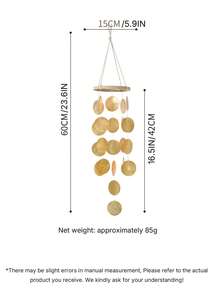 Shell Wind Chime Diy Creative Handmade Material Bag Small Fresh Hanging Decoration Bedroom Warm-Up Event Decoration Gift - multicolor - View 4