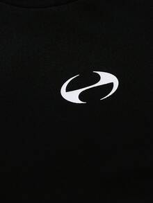 SHEIN 青少年男孩幾何印花短袖T恤與短褲休閒套裝 - 彩色 - 查看 5