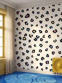 Joivida 3Pcs/7Pcs Leopard Print PVC Wall Decals, Waterproof Self-Adhesive Animal Pattern Stickers, Peel-And-Stick Bedroom Living Room Dorm Wall Decor, Modern Home Accent For Cabinets, Doors, Furniture & Smooth Surfaces - multicolor - View 1