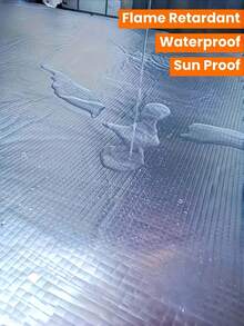 Aluminum Foil Heat Insulation Pad Sound Deadener For Car Hood Door Engine Noise Blocking Reflective Thermal Barrier Self Adhesive Roll - multicolor - View 2