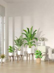 1PC Solid Wood Plant Elevator For Flowerpots NonSlip Plant Pedestal Modern Retro For Home Office Garden Decoration SpaceSaver MustHave Trending - Brown - View 6