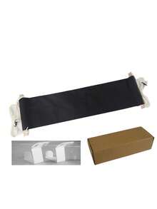 1 Pc Portable Foot Hammock Under Desk Adjustable Hanging Foot Rest For Office Home Travel Relieve Fatigue Leg Swelling Cotton Breathable Relaxation Gift - multicolor - View 6