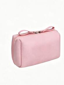 Minimalist Influencer-Style Handheld Makeup Bag, Multi-Purpose Storage Pouch For Data Cables & Earphones, Portable Cosmetic Organizer Bag For Lipsticks & Makeup Essentials - Multicolor - View 13