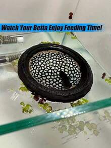 1PC Large Size Durable Plastic Floating Fish Play Rest Cave Hideout Tunnel Tube Ornament For Aquarium Tank With Unique Aquascape Decor Accessory For Small Fish Betta Habitat Shrimp Shelter Underwater Decoration - A - View 5