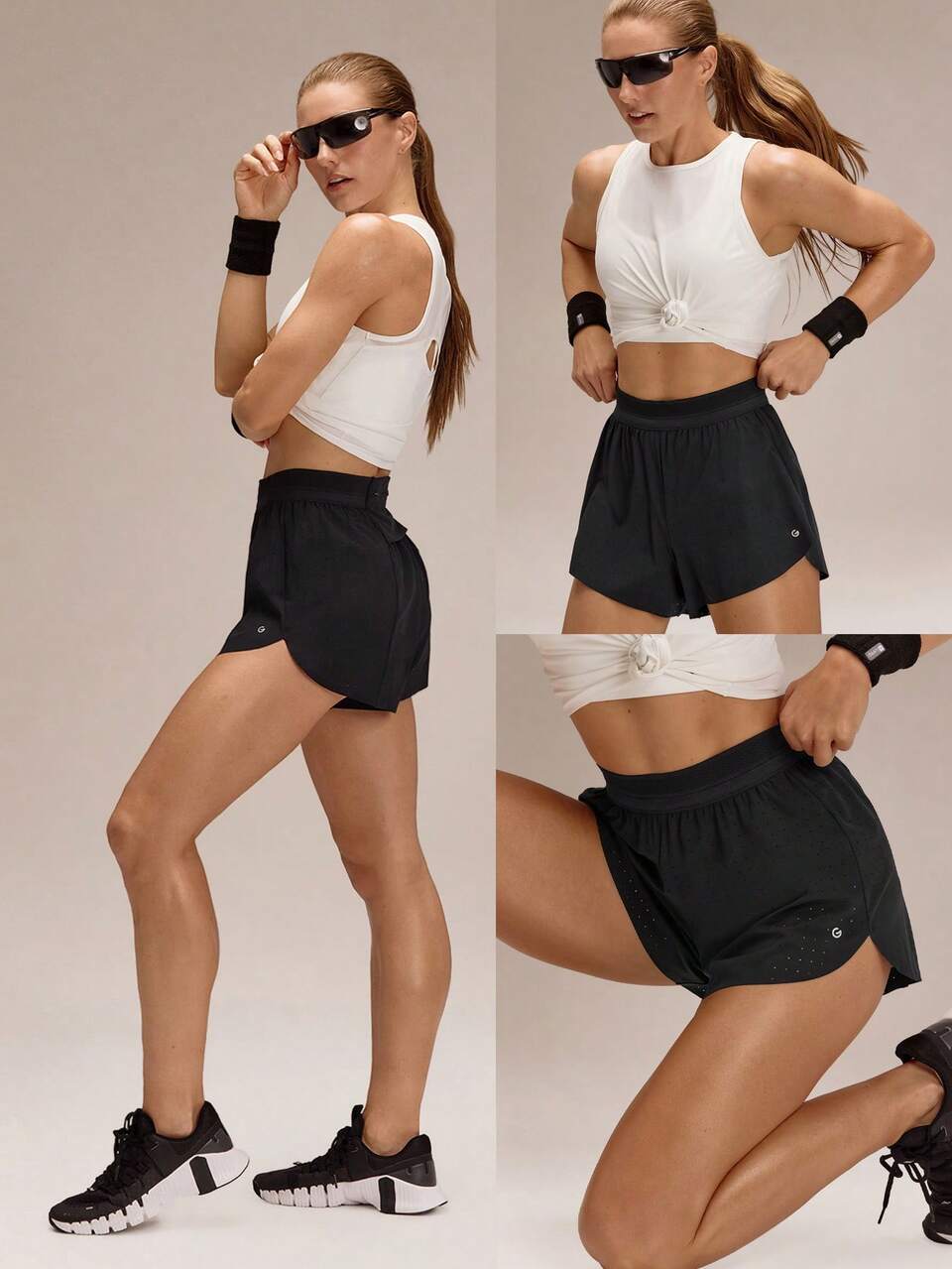 3.0'' VitalSwift Quick-Dry Adjustable Waist Running Shorts