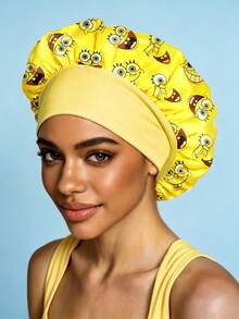 SpongeBob SquarePants | SHEIN 女款連體髮帽兼頭巾帽 - B - 查看 2
