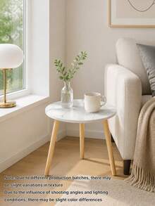 Minimalist Modern Creative Side Tea Table By Sofa, Small Corner Table For Balcony, Storage Rack, Bedside Table And Round Side Table - Multicolor - View 7